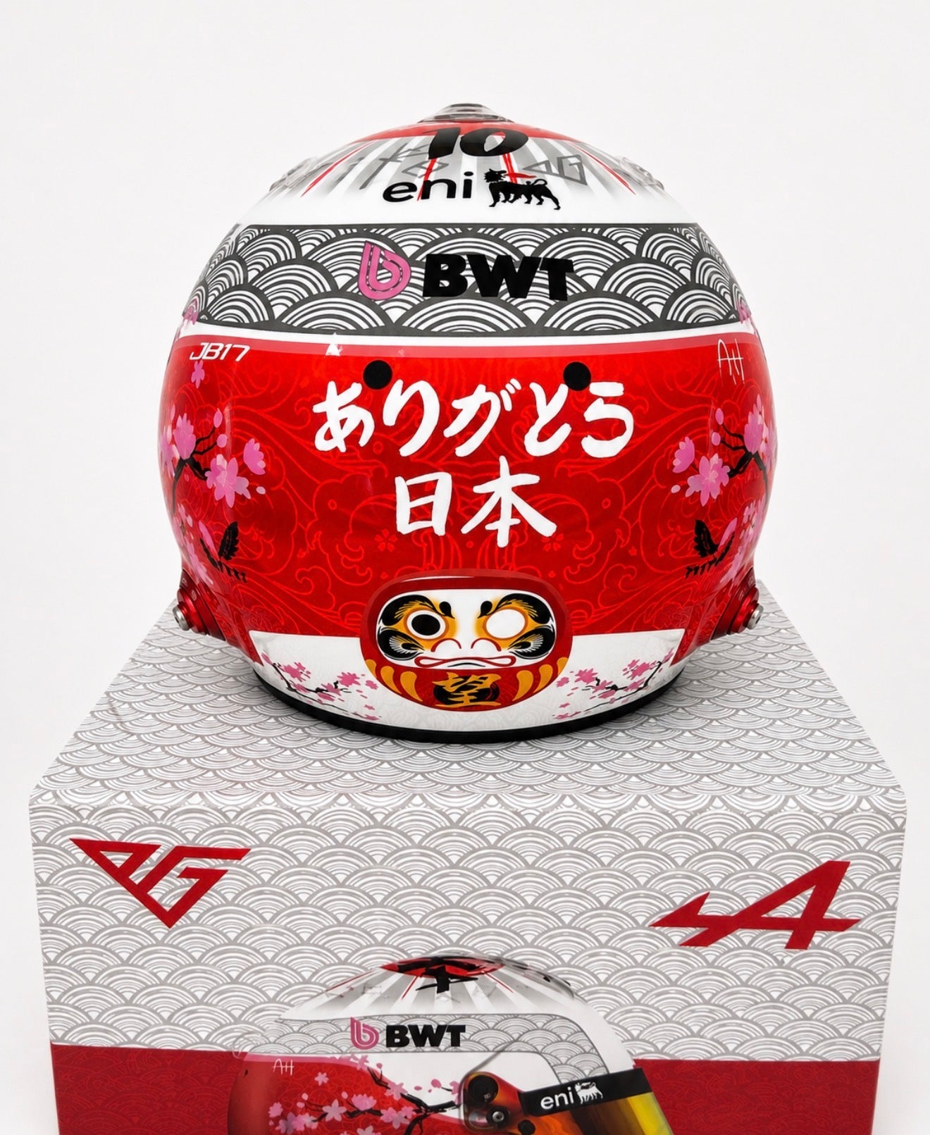 Pierre Gasly 2025 1:2 Scale Bell Limited Edition Signed Japanese GP Helmet