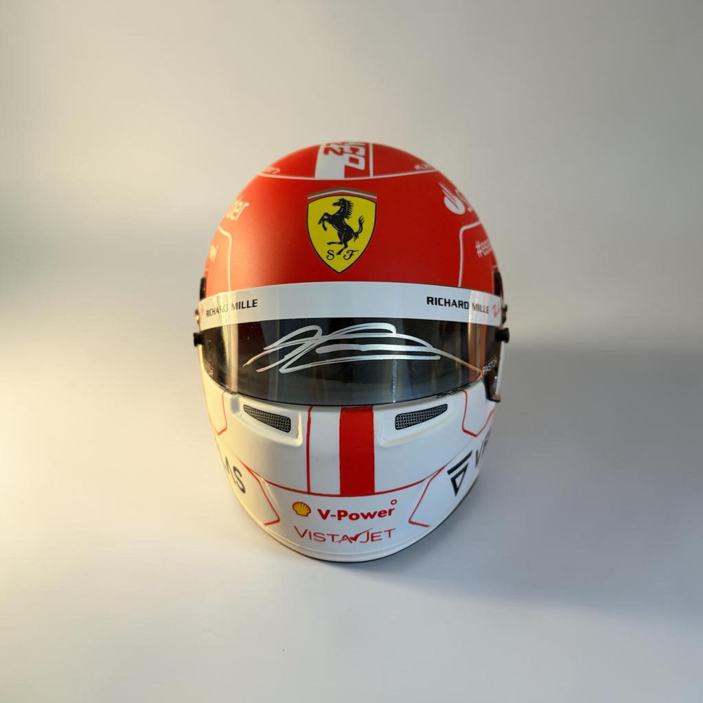 Charles Leclerc 2022 Monaco GP Signed 1:2 Scale Helmet