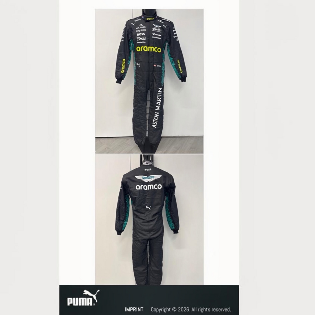Lance Stroll 2025 Austin GP Aston Martin Aramco Special Livery Race-Suit