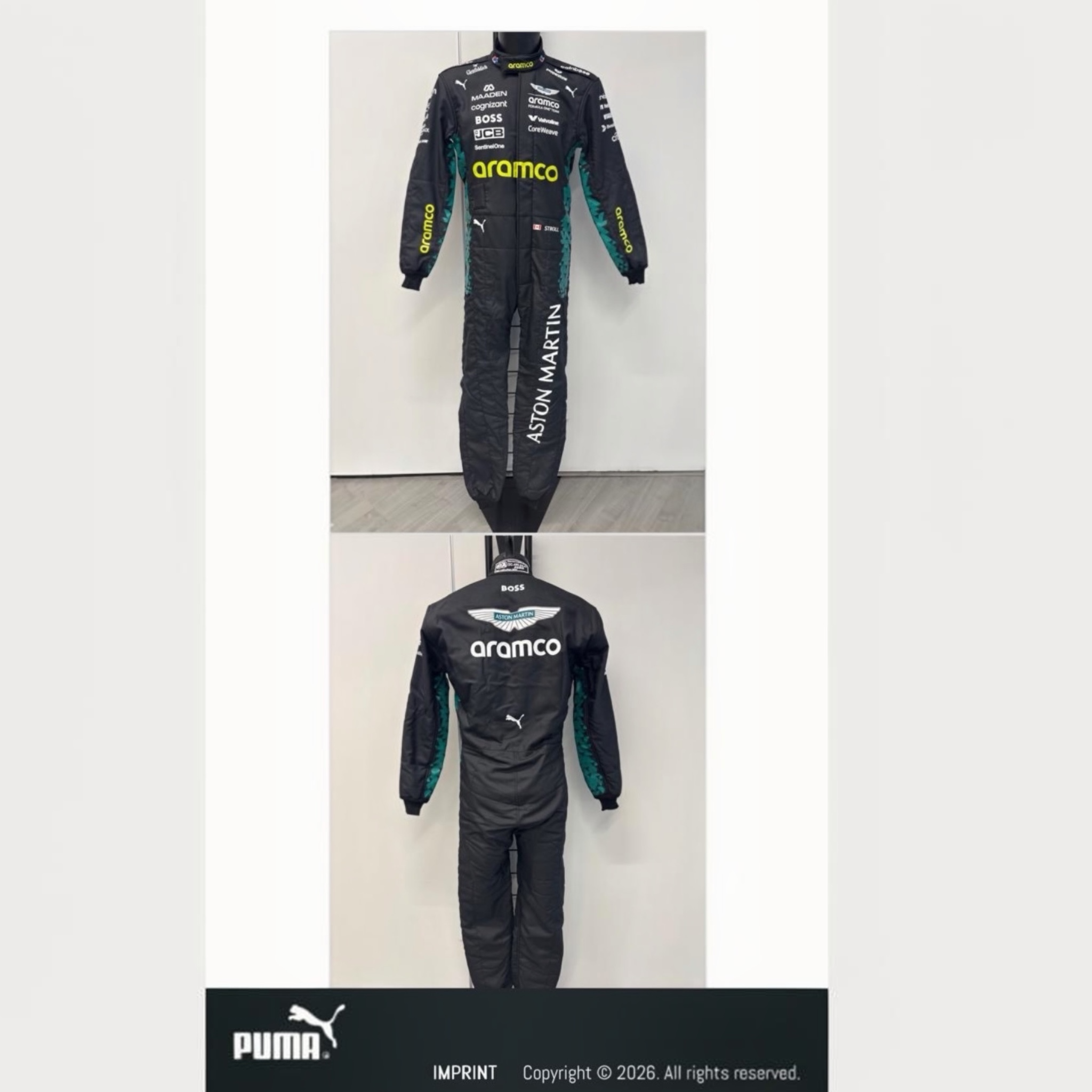 Lance Stroll 2025 Austin GP Aston Martin Aramco Special Livery Race-Suit