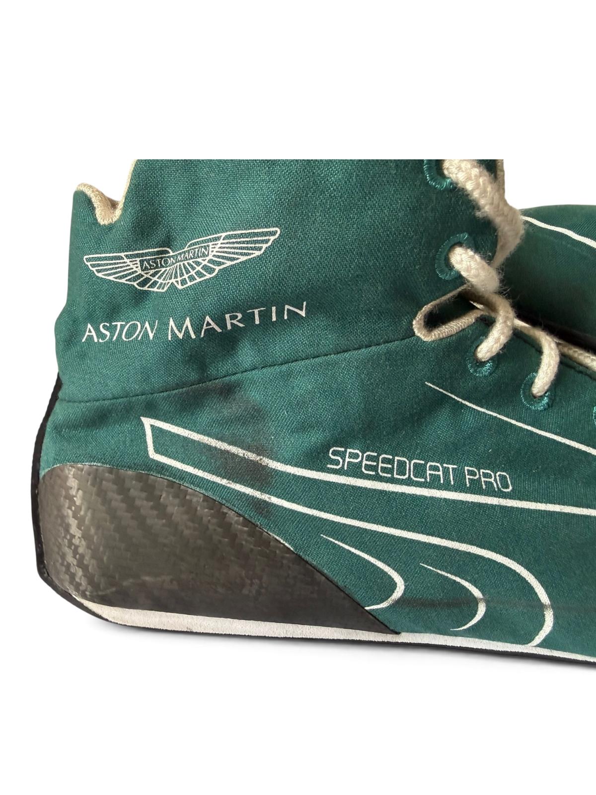 Lance Stroll Aston Martin F1 Team 2025 Pre-Season Worn Test Boots
