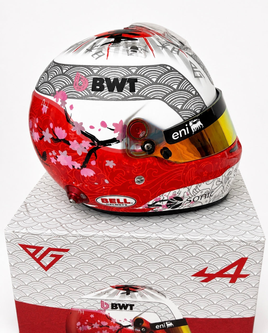Pierre Gasly 2025 1:2 Scale Bell Limited Edition Signed Japanese GP Helmet