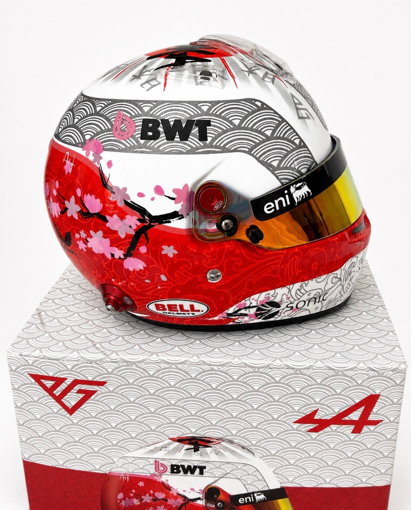 Pierre Gasly 2025 1:2 Scale Bell Limited Edition Signed Japanese GP Helmet