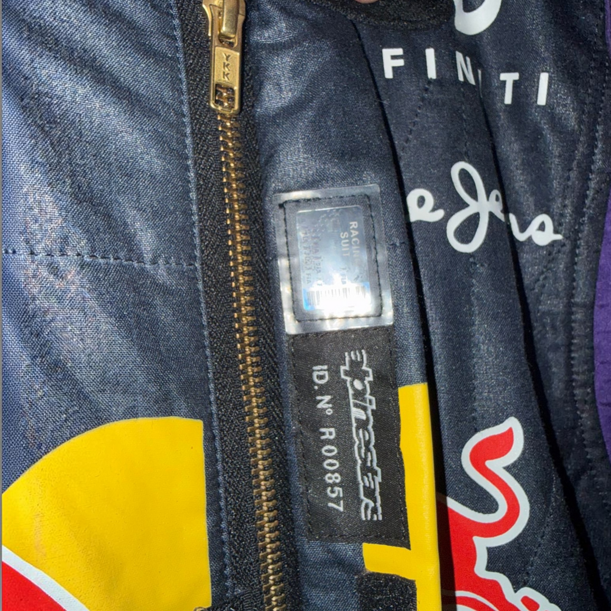 Sebastian Vettel 2014 Australia / Malaysia Worn Signed Red Bull Racing Race-Suit