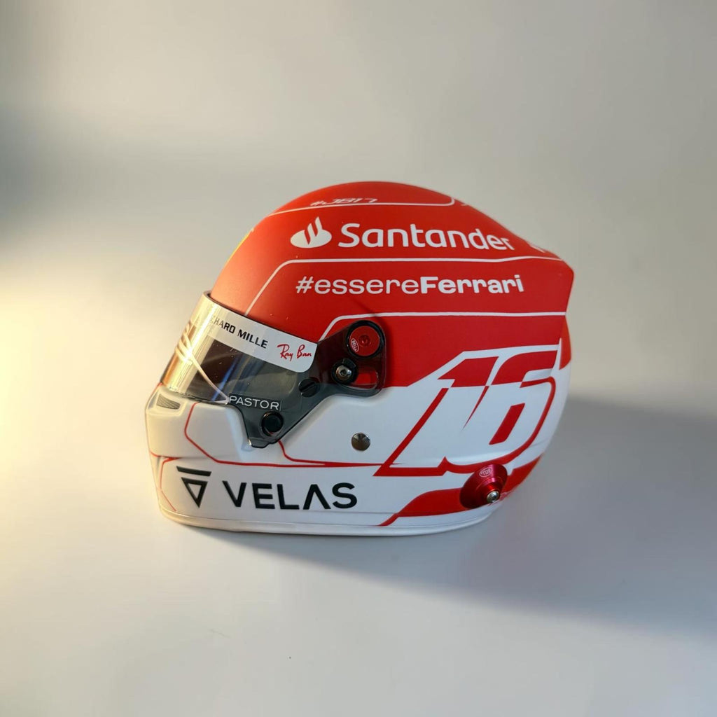 Charles Leclerc 2022 Monaco GP Signed 1:2 Scale Helmet