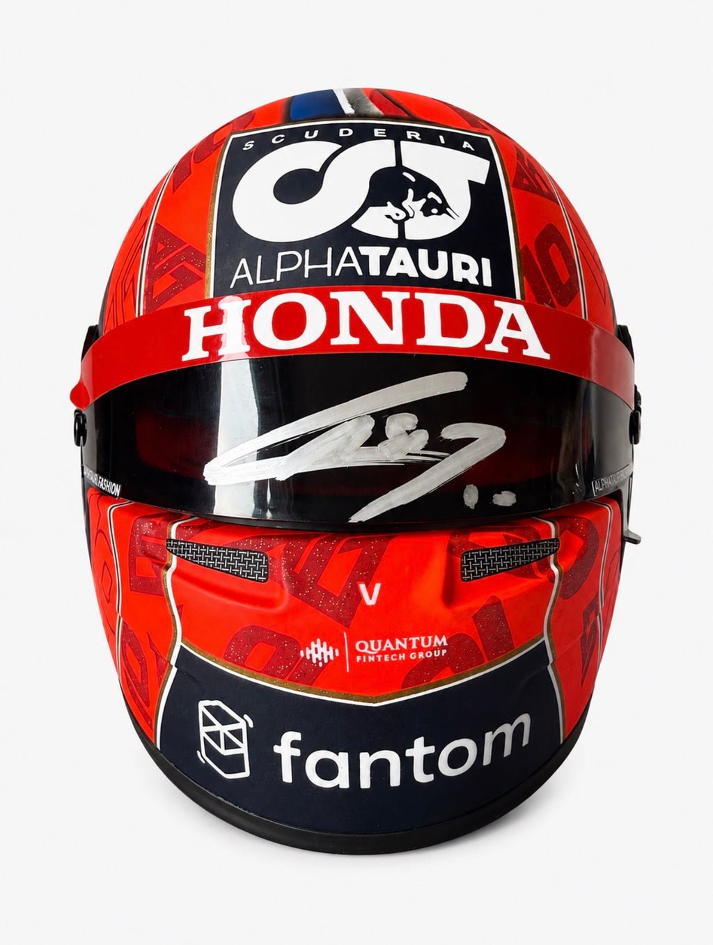 Pierre Gasly 2021 1:2 Scale Bell Signed Mini Helmet