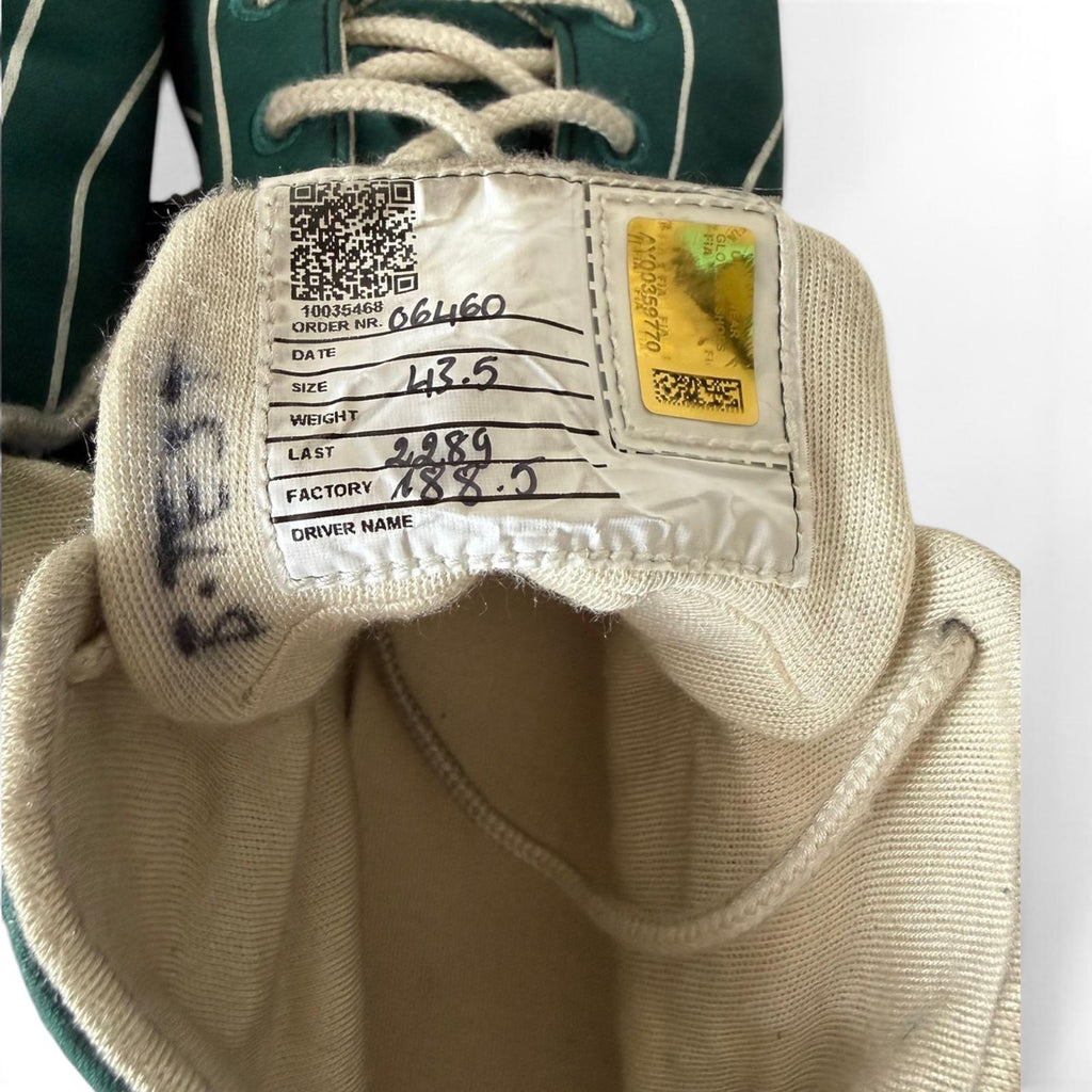 Lance Stroll Aston Martin F1 Team 2025 Pre-Season Worn Test Boots