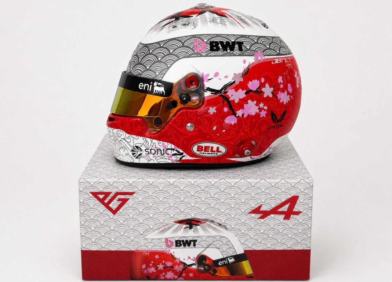 Pierre Gasly 2025 1:2 Scale Bell Limited Edition Signed Japanese GP Helmet