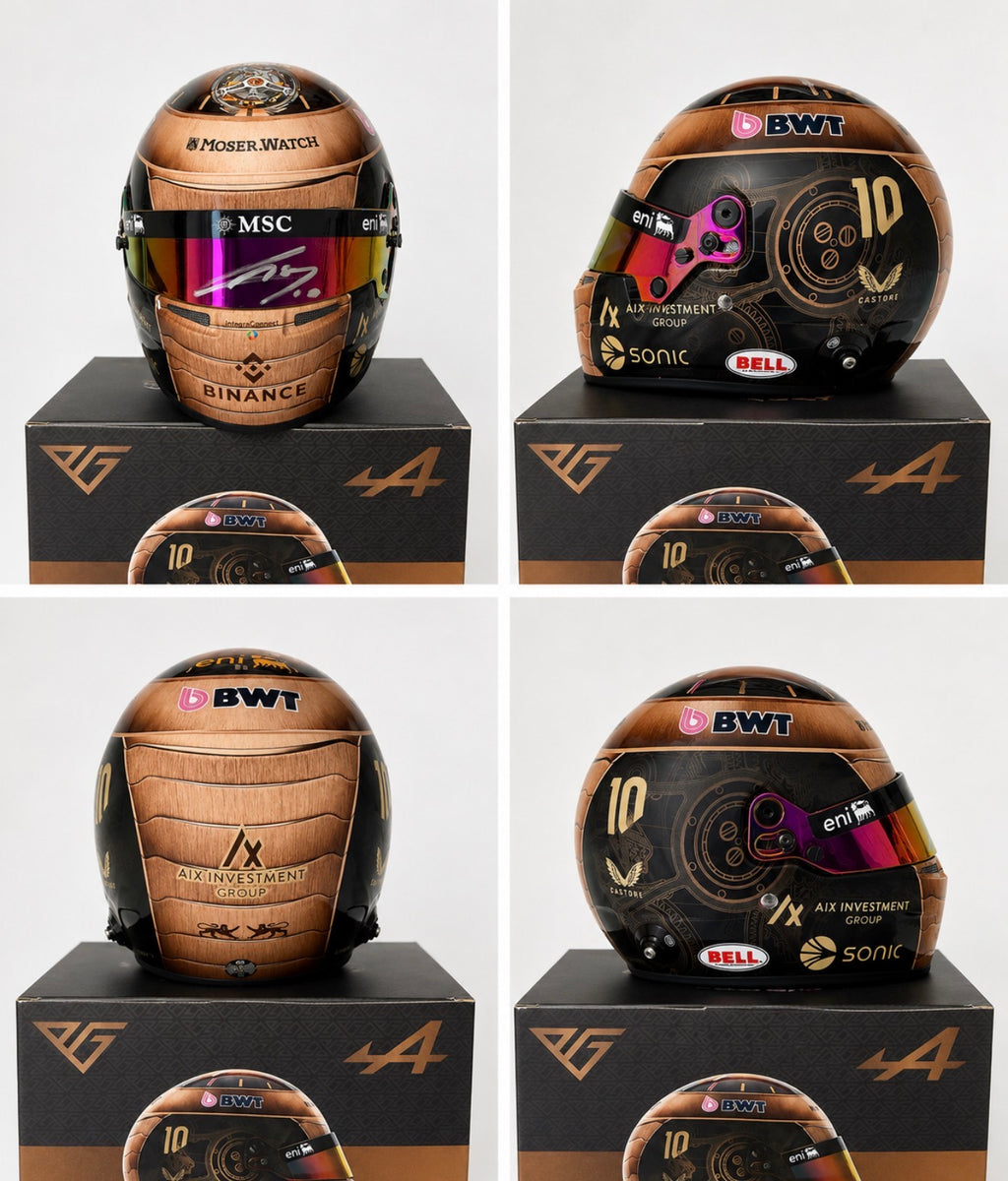Pierre Gasly 2025 1:2 Scale Bell Limited Edition Signed Singapore GP Helmet