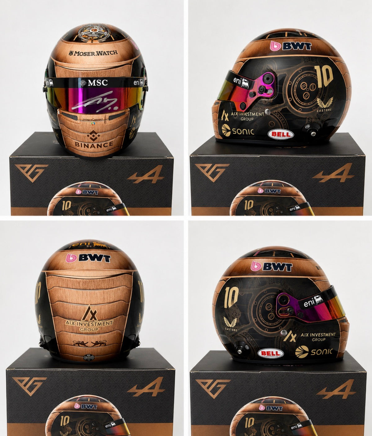 Pierre Gasly 2025 1:2 Scale Bell Limited Edition Signed Singapore GP Helmet