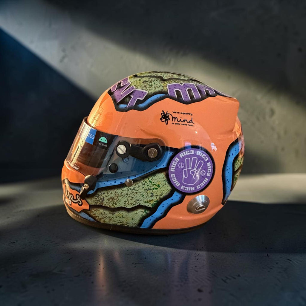 Daniel Ricciardo 2022 1:2 Scale Hand Signed Arai Helmet