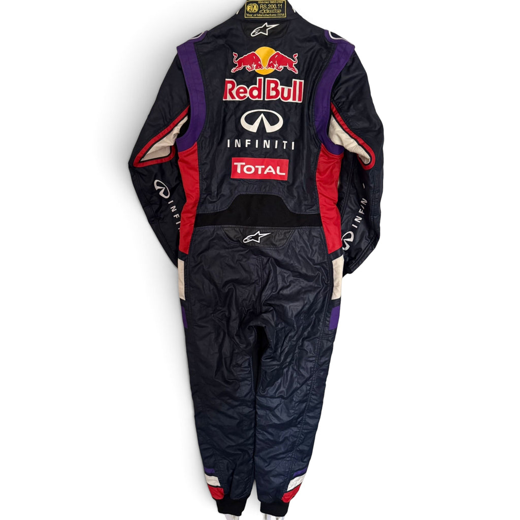 Sebastian Vettel 2014 Australia / Malaysia Worn Signed Red Bull Racing Race-Suit