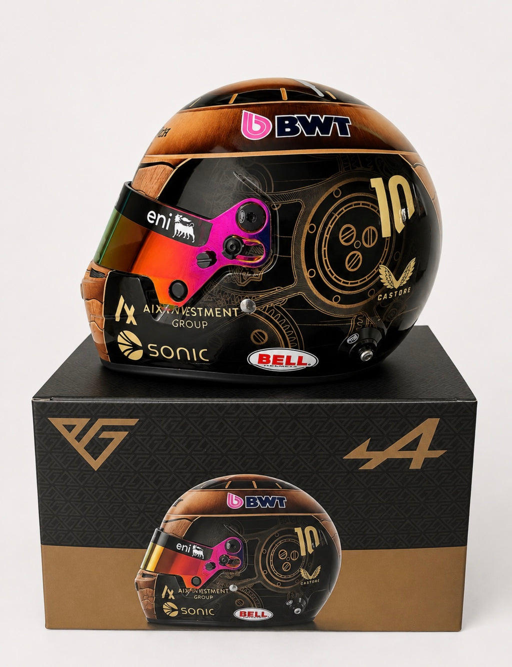 Pierre Gasly 2025 1:2 Scale Bell Limited Edition Signed Singapore GP Helmet