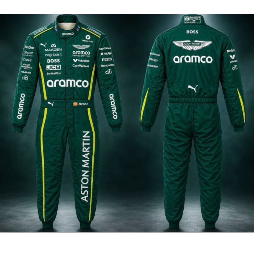 Fernando Alonso 2025 Aston Martin Aramco Worn Race-Suit