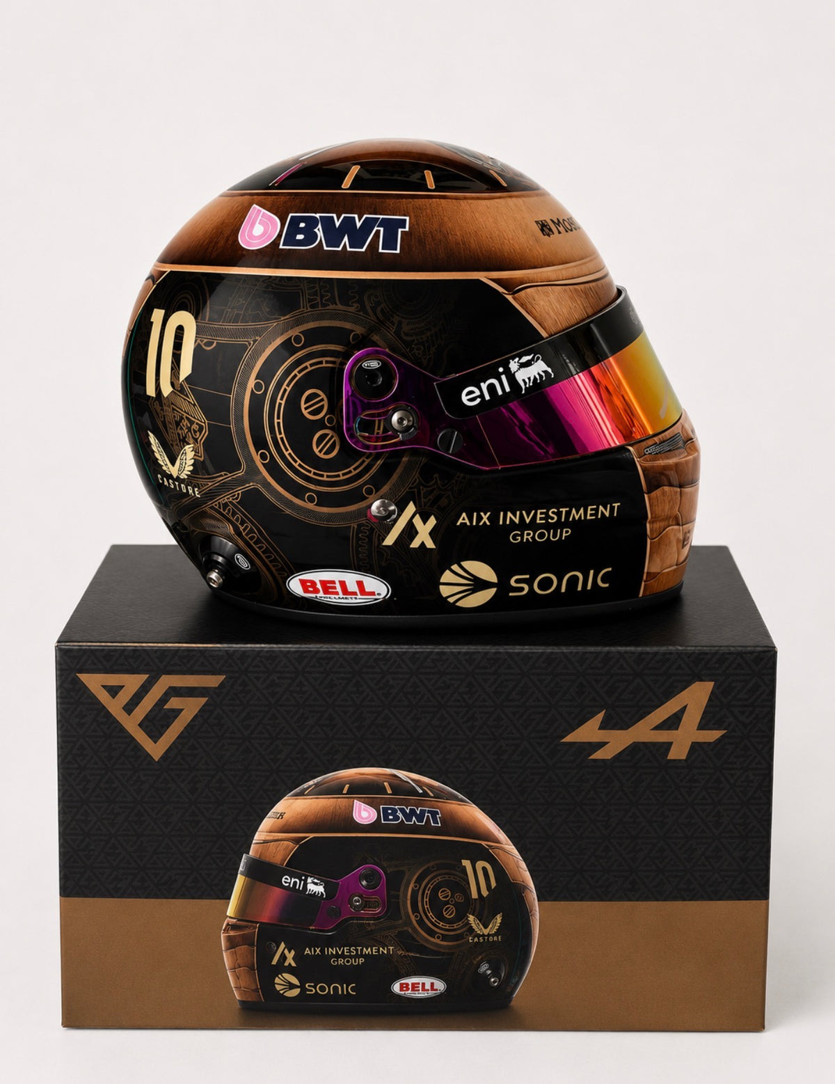 Pierre Gasly 2025 1:2 Scale Bell Limited Edition Signed Singapore GP Helmet