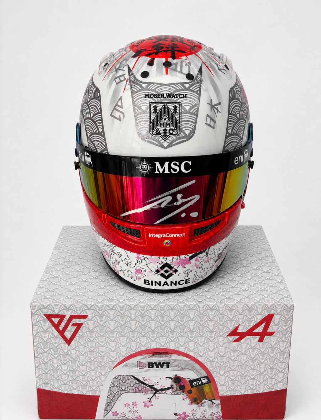 Pierre Gasly 2025 1:2 Scale Bell Limited Edition Signed Japanese GP Helmet
