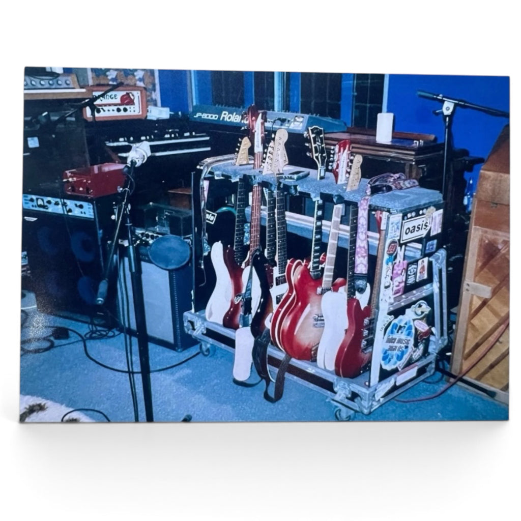 Noel Gallagher’s Fender Jaguar, Studio and Stage used most famously at the Hogmanay gig in Edinburgh with Kasabian, 2008. - SOLD!