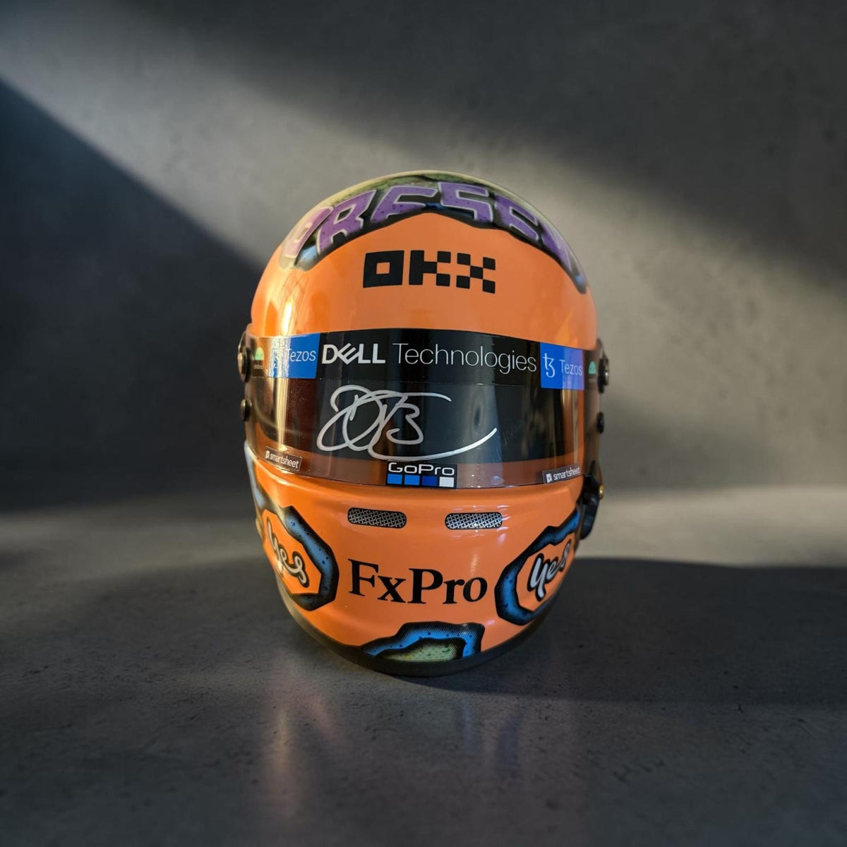 Daniel Ricciardo 2022 1:2 Scale Hand Signed Arai Helmet