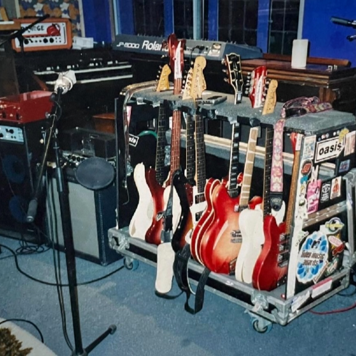 Oasis Noel Gallagher 1966 Rickenbacker Guitar, Studio Used and Hand Signed - Sold!