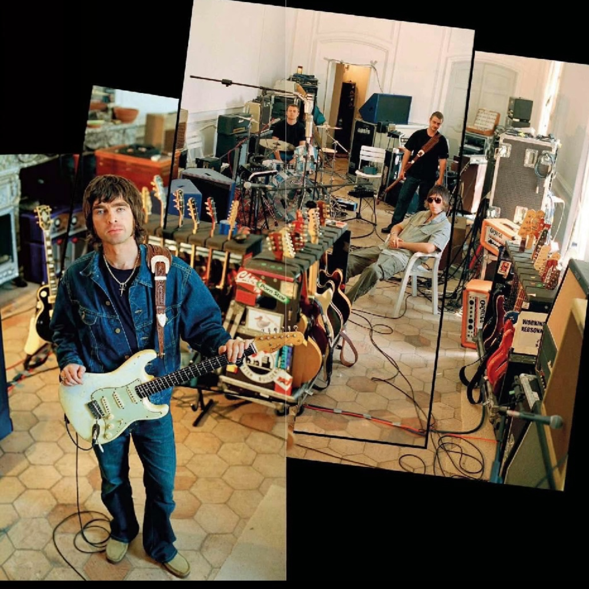 Oasis Noel Gallagher 1966 Rickenbacker Guitar, Studio Used and Hand Signed - Sold!
