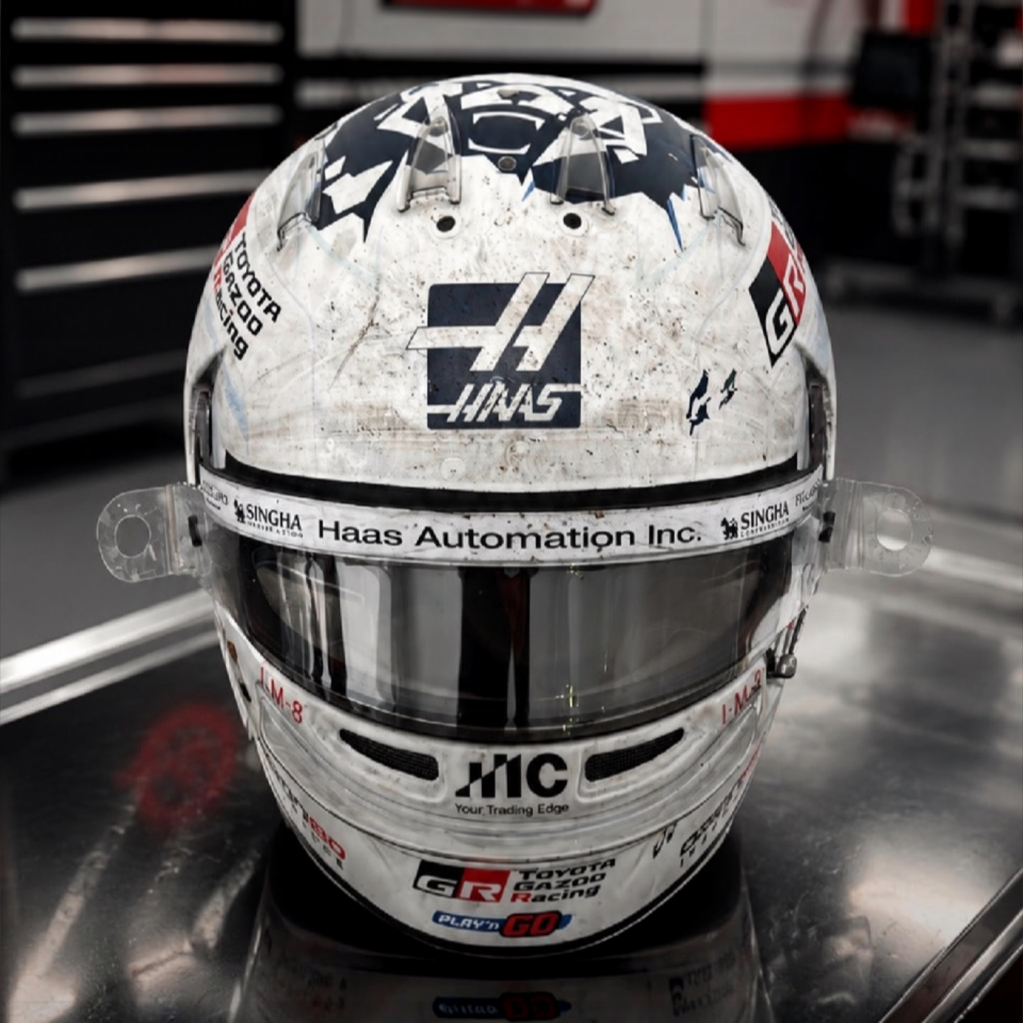 Ollie Bearman Canada 2026 Race Worn Helmet - SOLD !