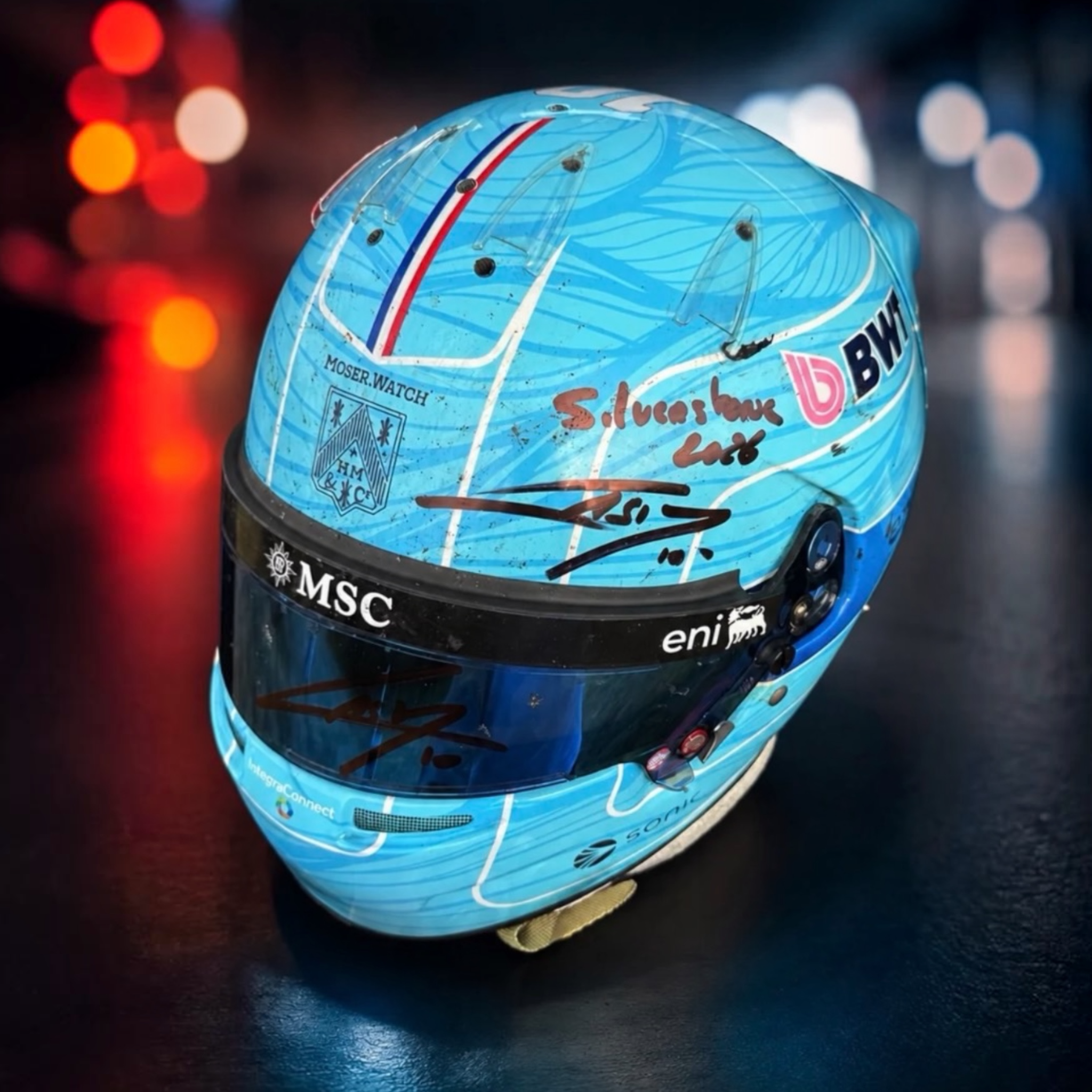 Pierre Gasly Silverstone 2026 Race Worn, Race Day Helmet - SOLD!
