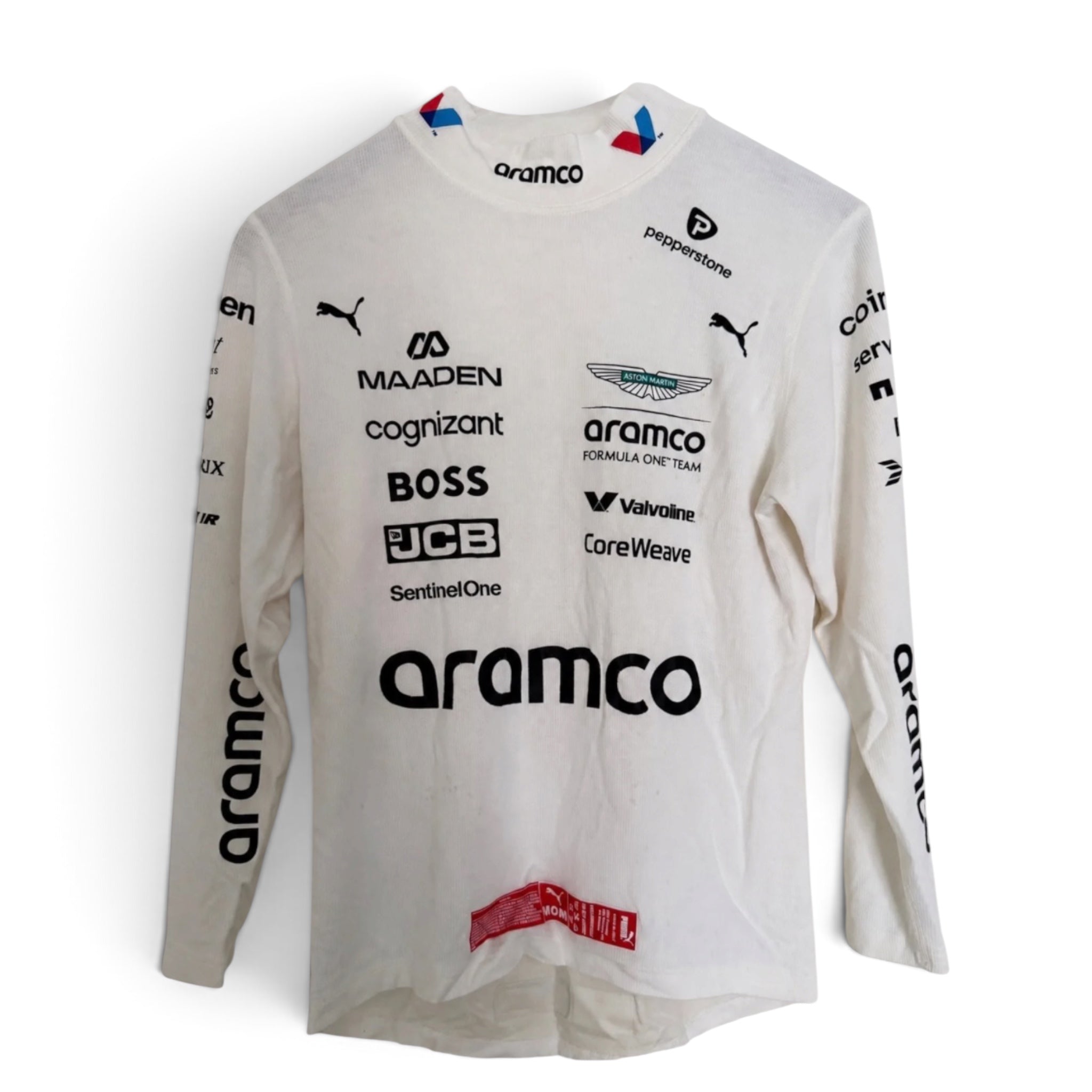 Fernando Alonso 2025 Aston Martin Aramco F1 Team Race Worn Nomex Top