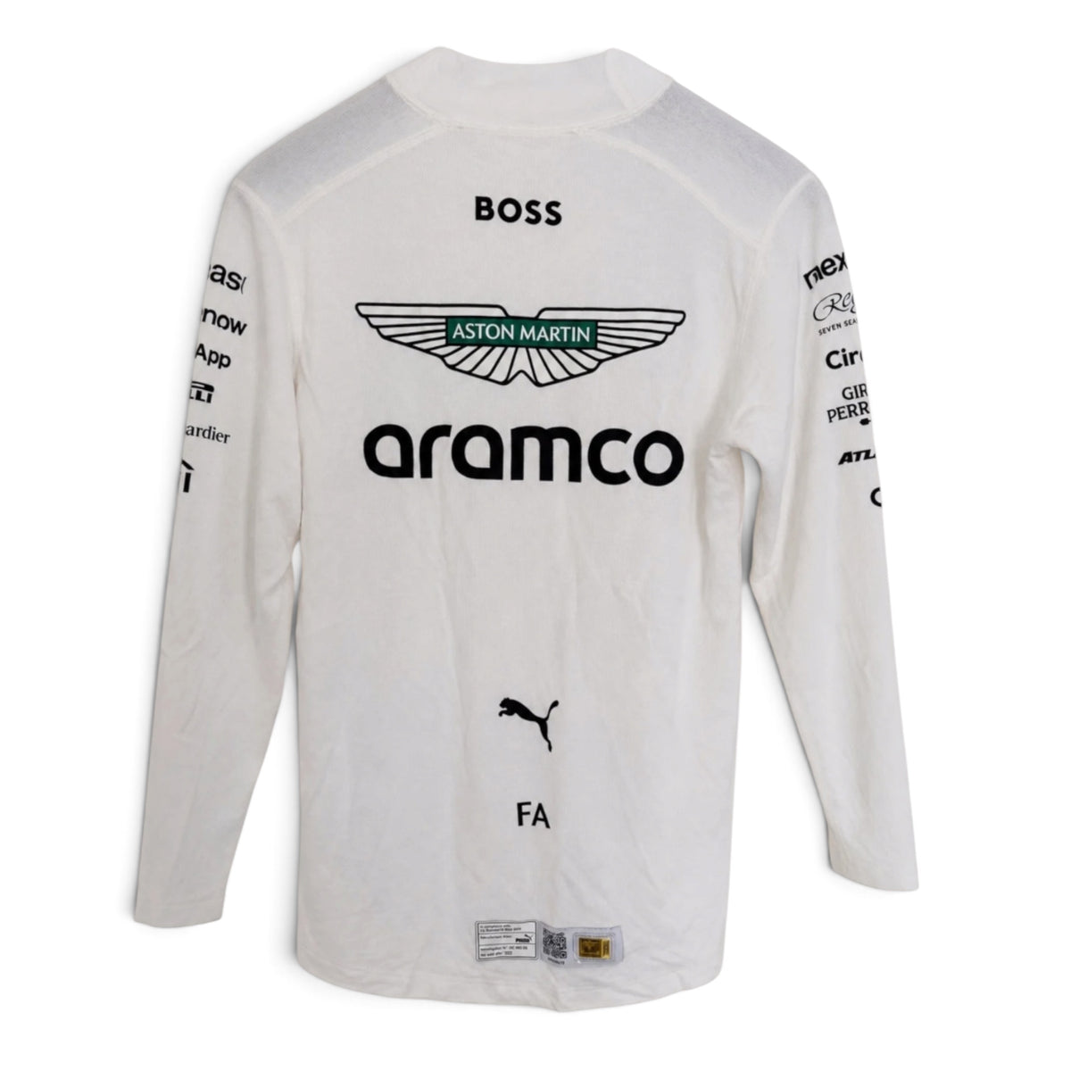 Fernando Alonso 2025 Aston Martin Aramco F1 Team Race Worn Nomex Top