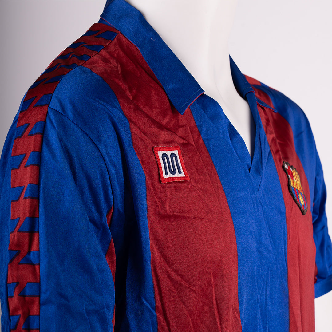 Diego Armando Maradona set of Two Iconic Match Worn Shirts, Boca and Barcelona.