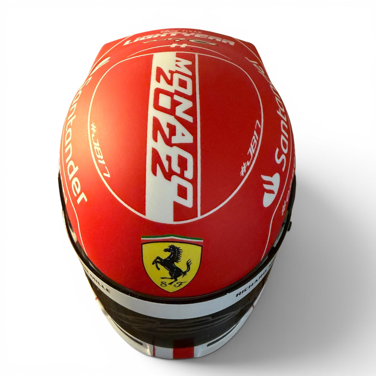 Charles Leclerc 2022 Monaco GP Signed 1:2 Scale Helmet