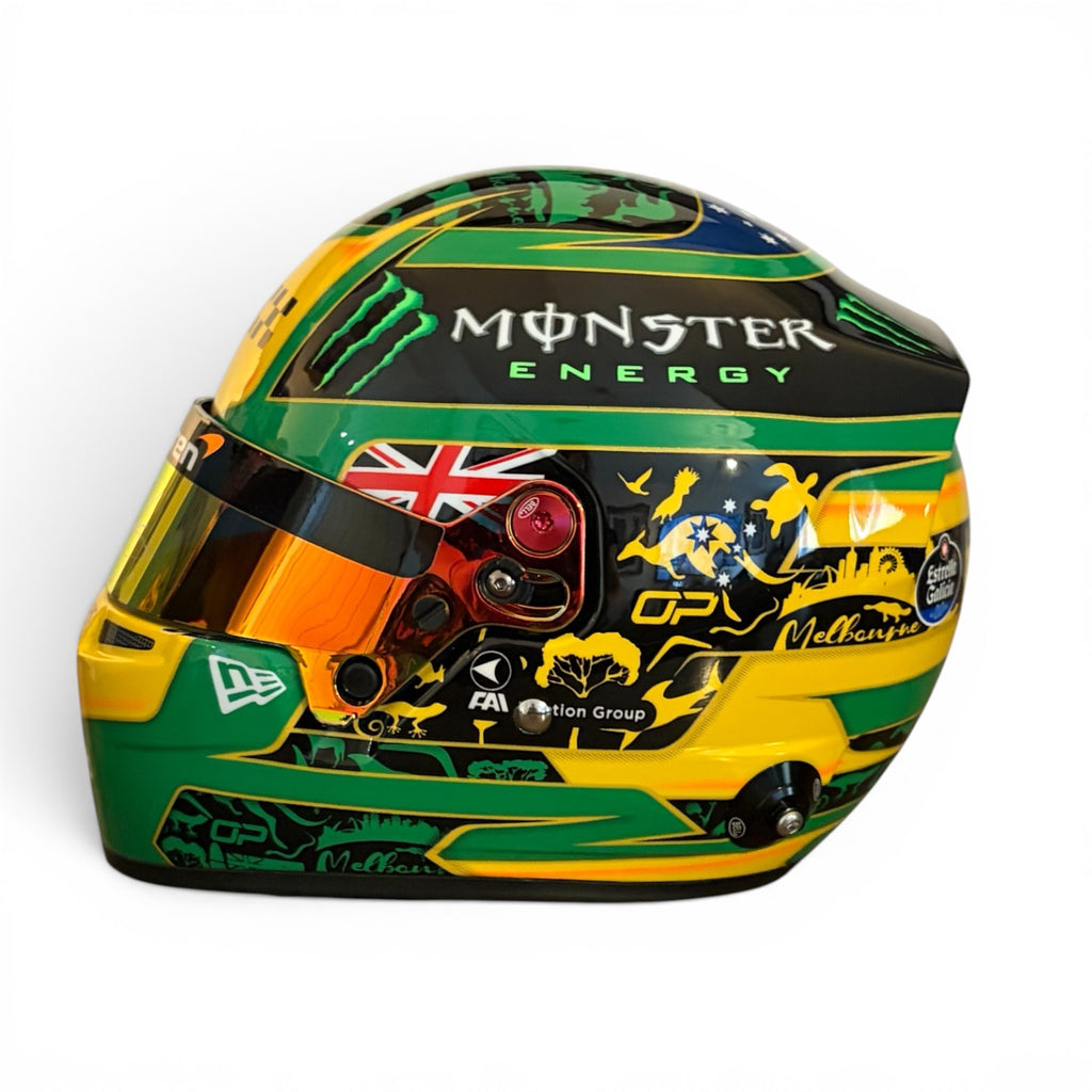 Oscar Piastri 2025 1:2 Scale Hand Signed Australia GP Helmet