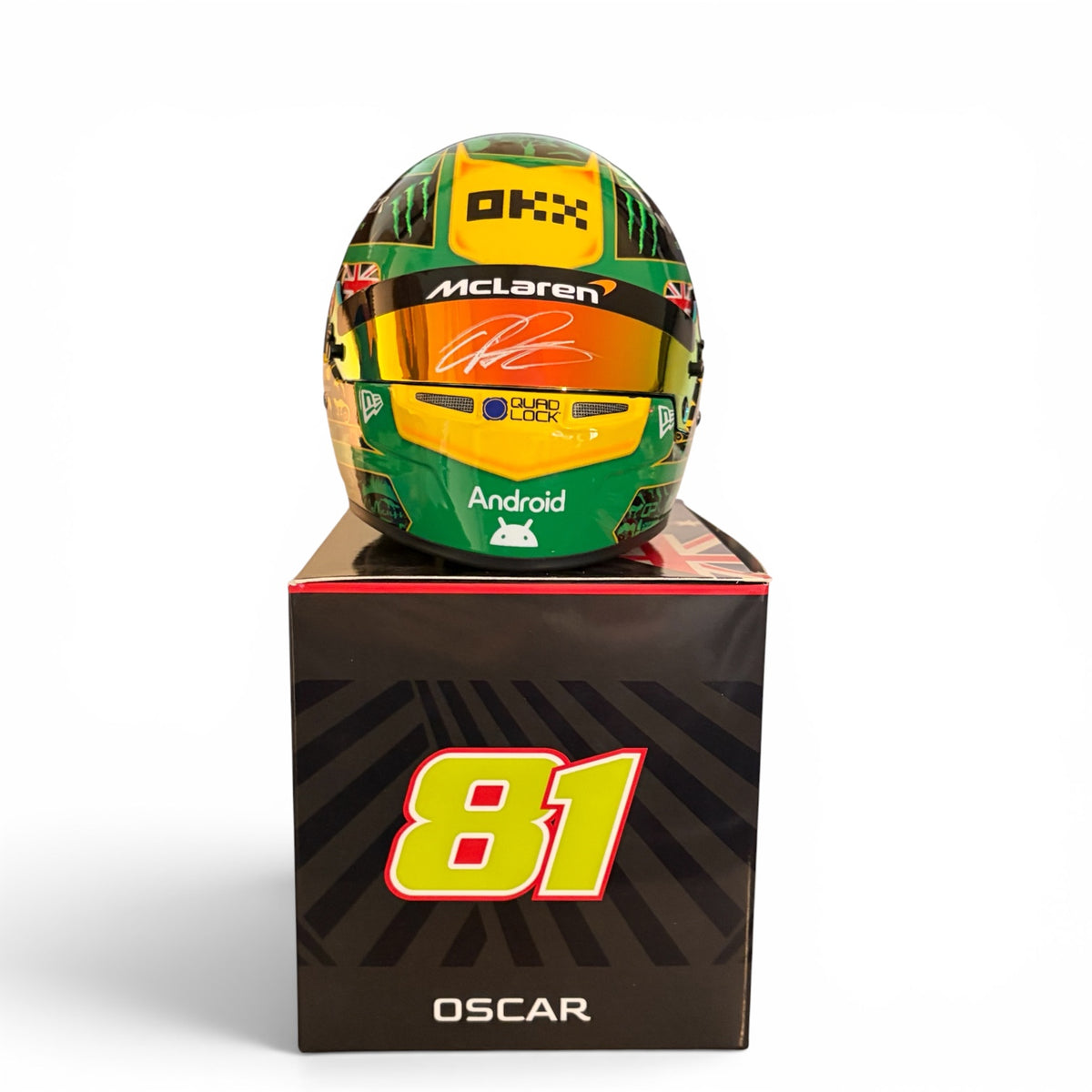 Oscar Piastri 2025 1:2 Scale Hand Signed Australia GP Helmet