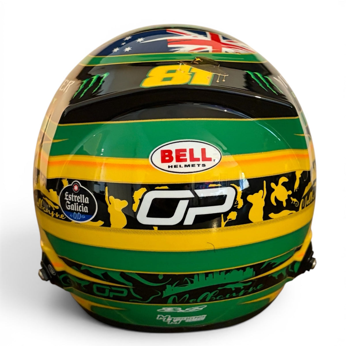 Oscar Piastri 2025 1:2 Scale Hand Signed Australia GP Helmet
