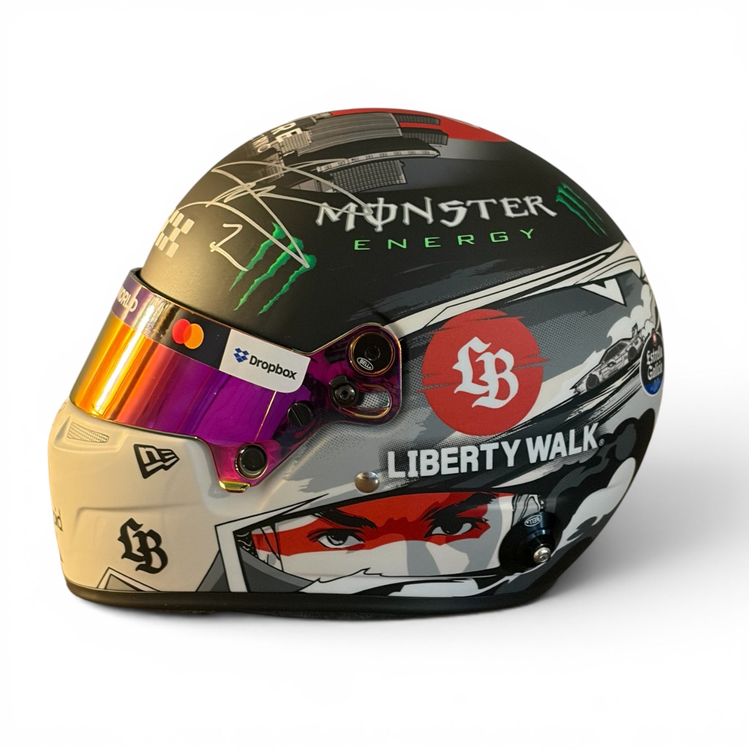 Lando Norris 2025 Japan 1:2 Scale Signed Helmet with Rare #1 Signature