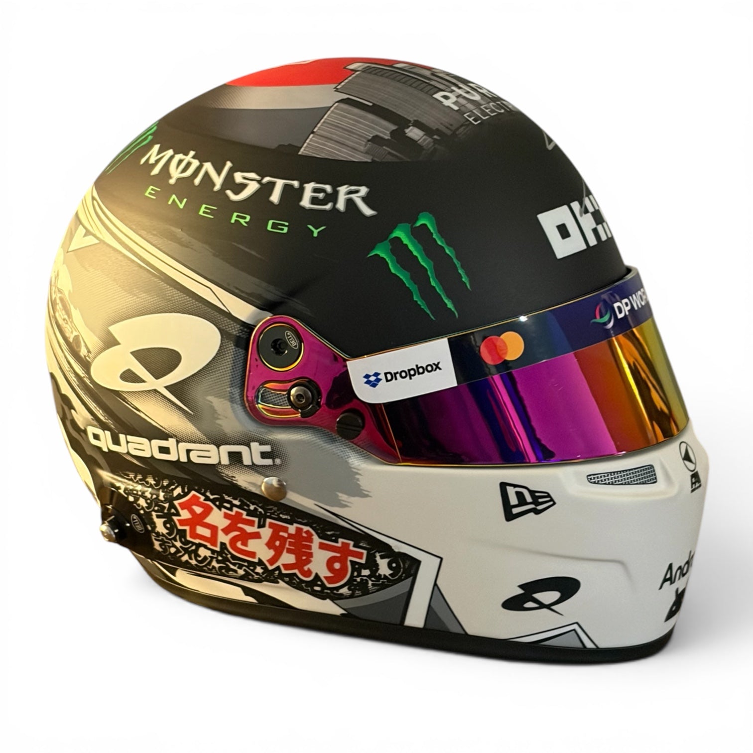 Lando Norris 2025 Japan 1:2 Scale Signed Helmet with Rare #1 Signature