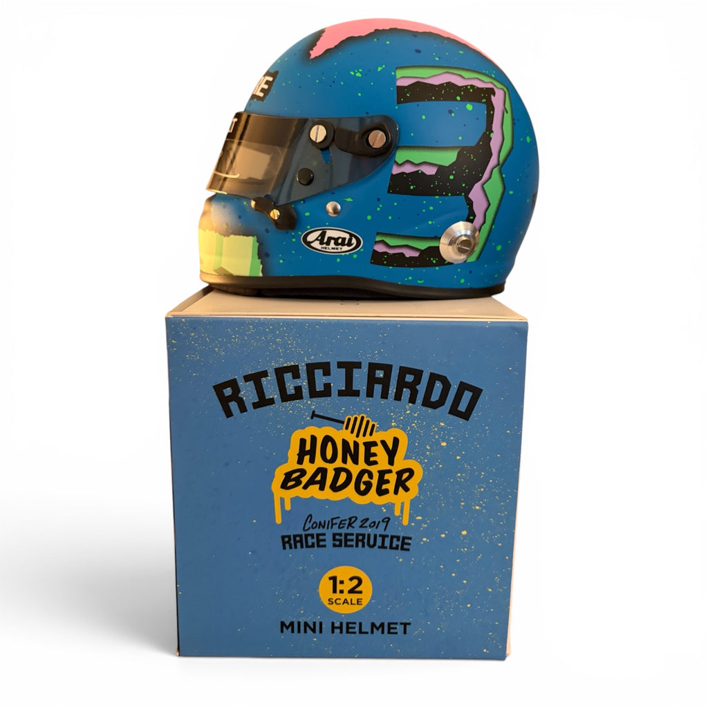 Daniel Ricciardo 2019 1:2 Scale Hand Signed Arai Helmet