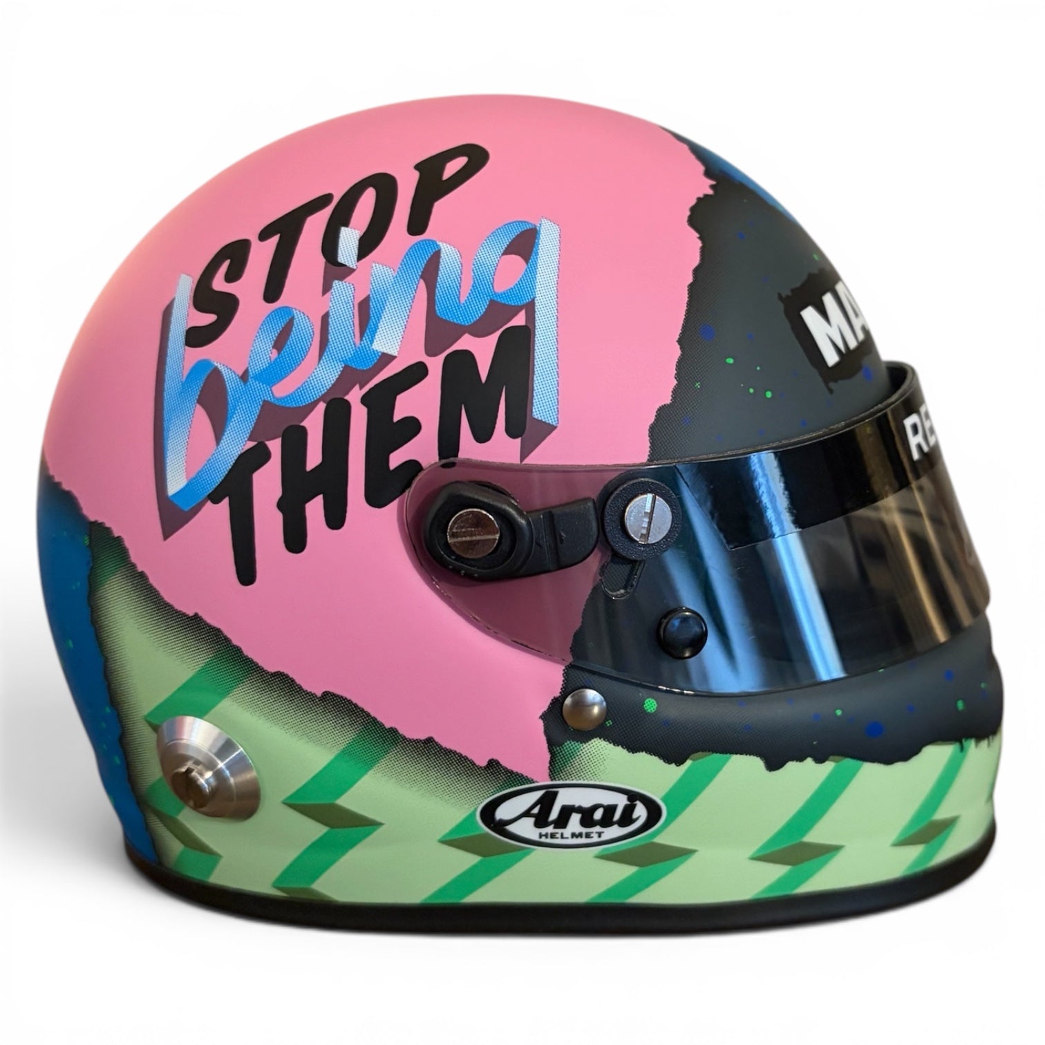 Daniel Ricciardo 2019 1:2 Scale Hand Signed Arai Helmet