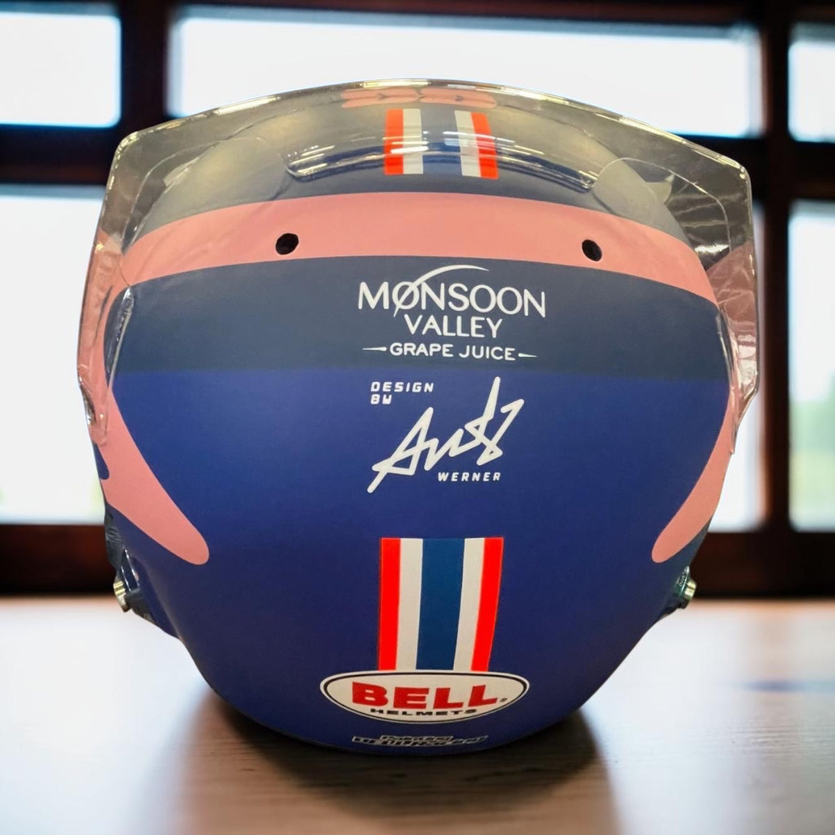 Alex Albon 2025 Race Issue Unworn 1:1 Bell HP77 Signed F1 Helmet