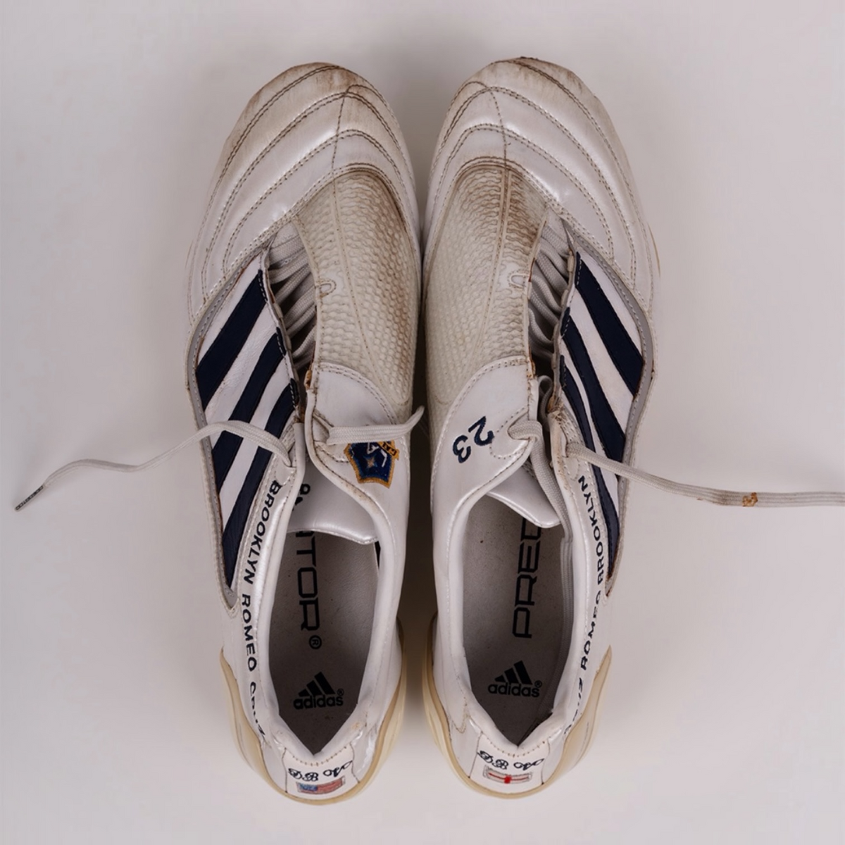 David Beckham Match Issue, Signed England 2002 Shirt with 2010 Season Match Worn Boots