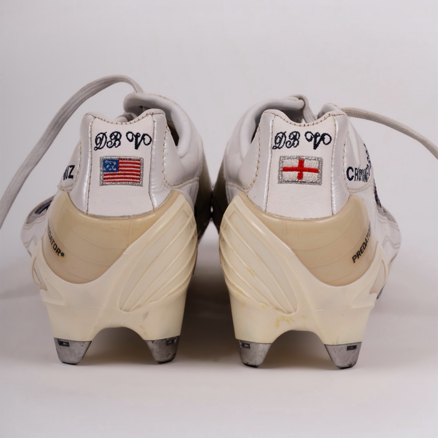 David Beckham Match Issue, Signed England 2002 Shirt with 2010 Season Match Worn Boots