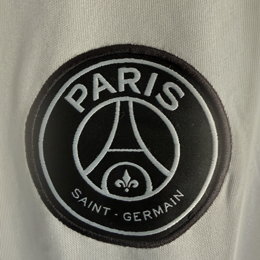 Lionel Messi & Kylian Mbappe Hand Signed Paris Saint Germain (PSG) 2022-23 Season Official Away shirt (Front Signed)