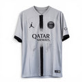 Lionel Messi & Kylian Mbappe Hand Signed Paris Saint Germain (PSG) 2022-23 Season Official Away shirt (Front Signed)