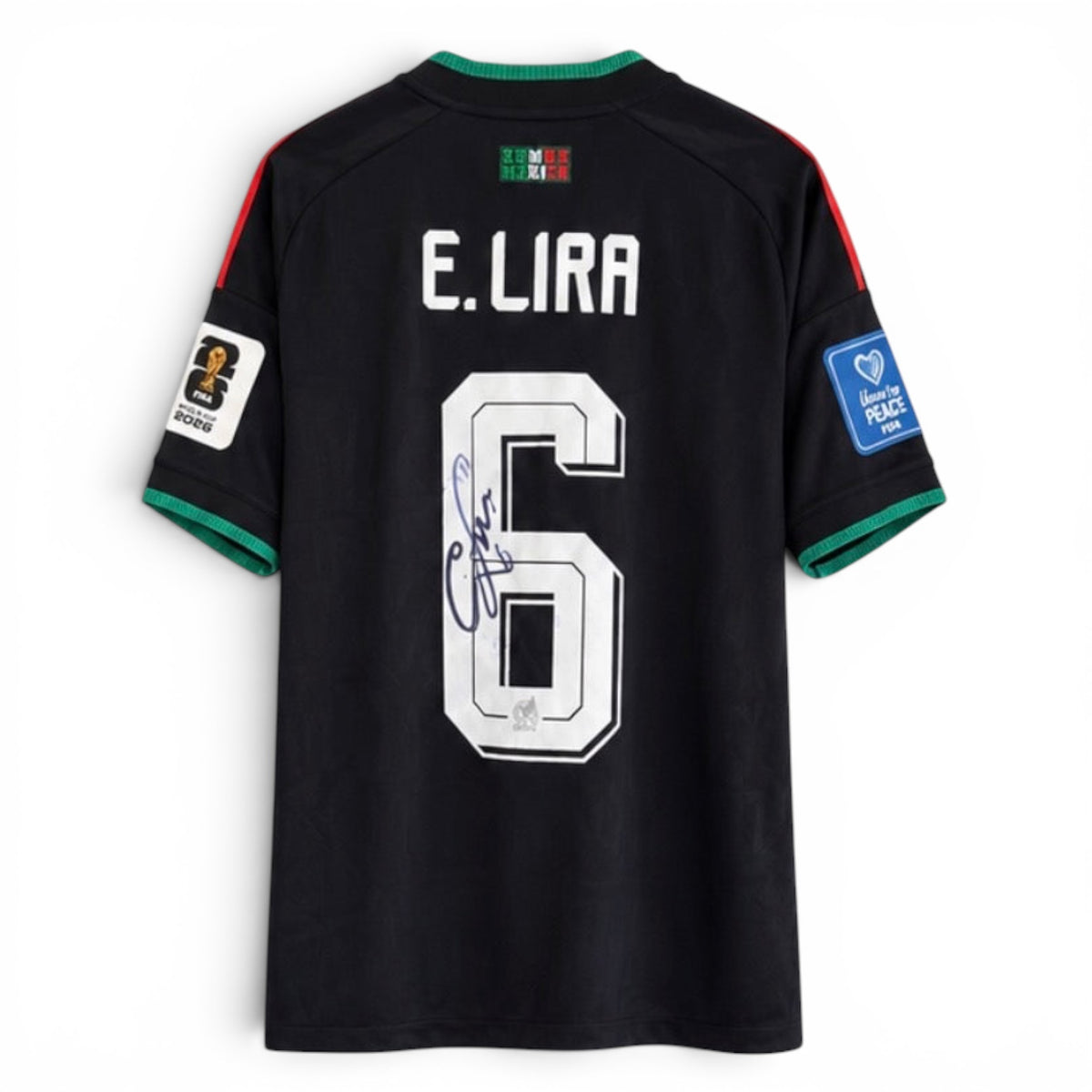 Erik Lira Signed, Match issued Mexico World Cup 2026 Shirt - SOLD!