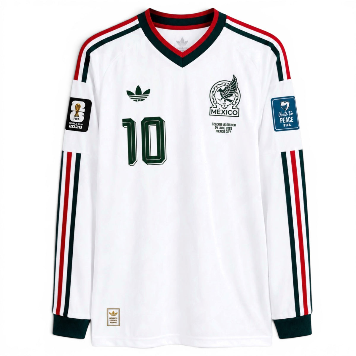 Alexis Vega Signed, Match issued Mexico World Cup 2026 Shirt - SOLD!