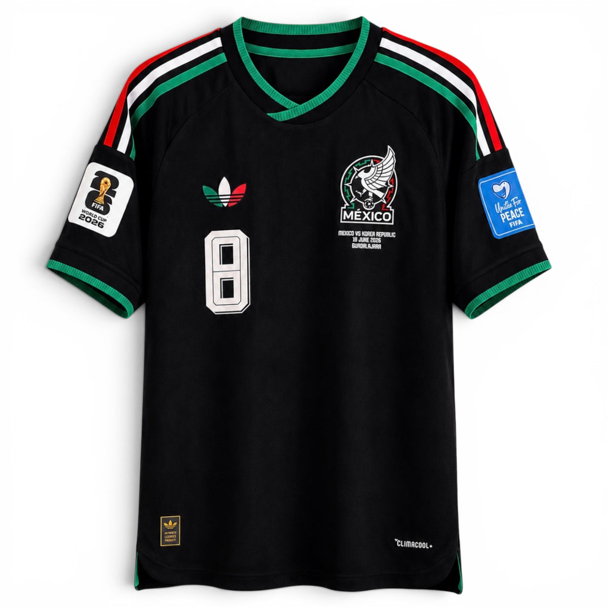 Alvaro Fidalgo Signed, Match issued Mexico World Cup 2026 Shirt - SOLD
