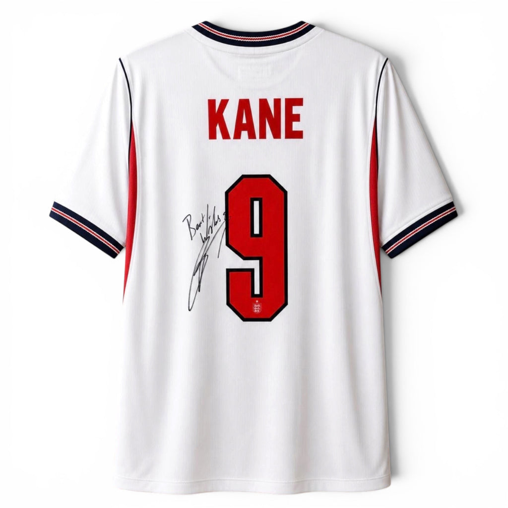 Harry Kane Official Back Signed England 2026 Home Shirt in Official England FA Packaging