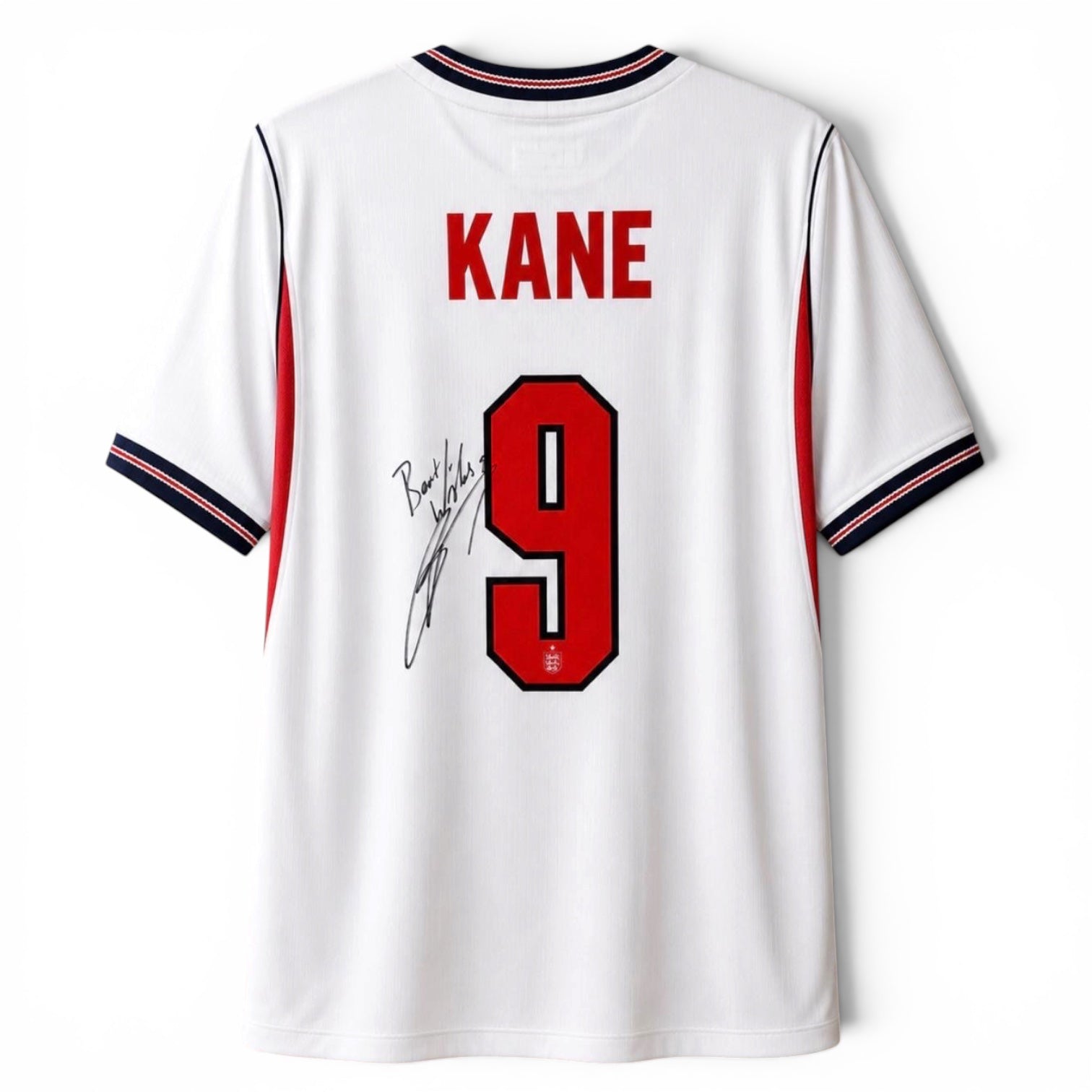 Harry Kane Official Back Signed England 2026 Home Shirt in Official England FA Packaging