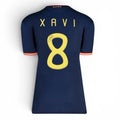 Xavi Official FIFA World Cup Back Signed Spain 2010 Away Shirt in Deluxe Packaging