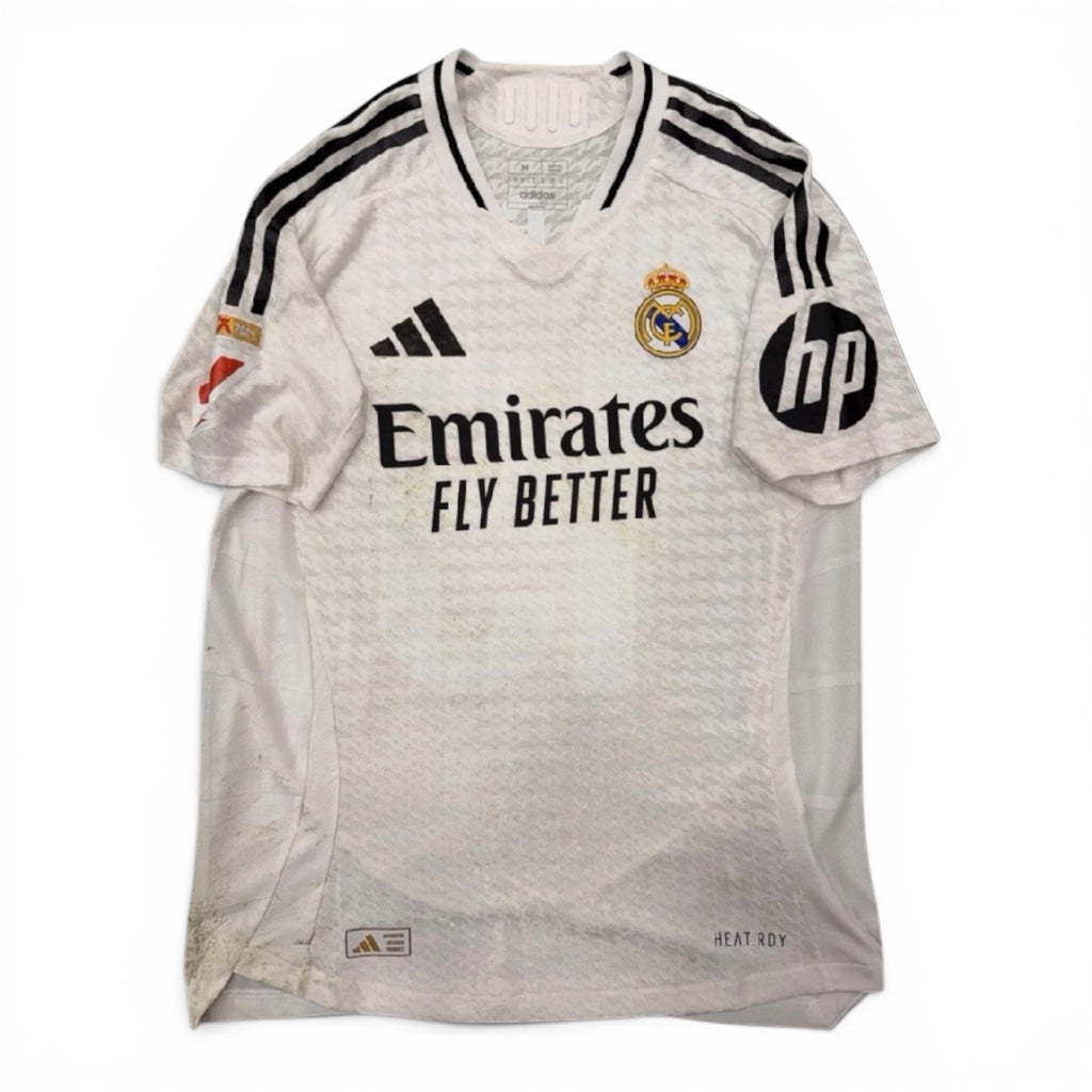 Arda Guler Real Madrid Match Worn Shirt, Gameweek 34 of 2024/25 Season