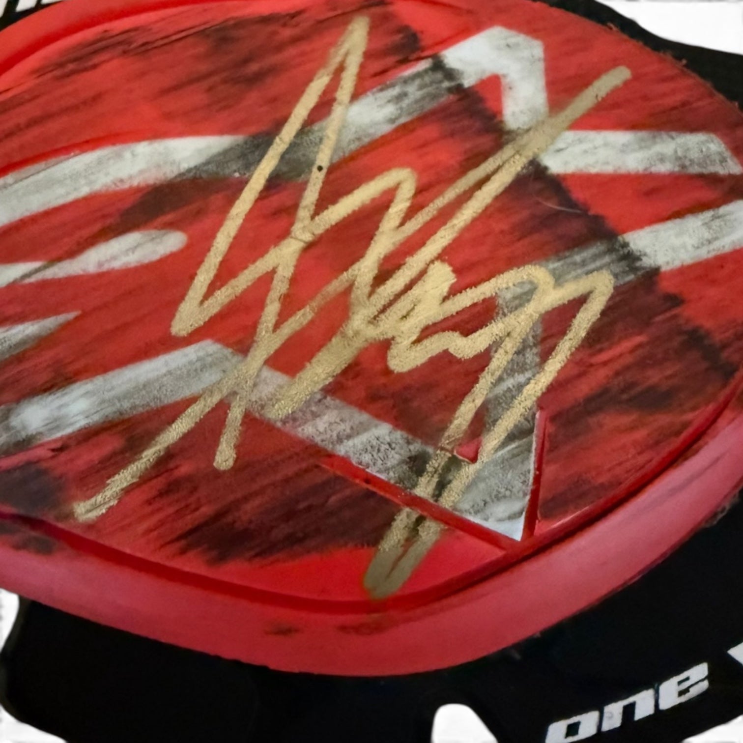 Marc Marquez Honda Era Used Alpinestars Knee Slider #1